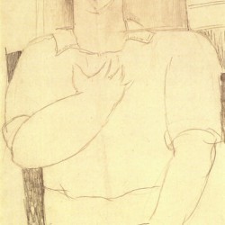 Modigliani - Sitting young man